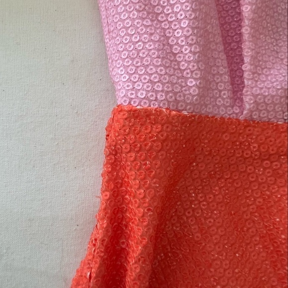 Olivia Rubin Amber Dress in Colorblock Sequins - Picture 14 of 16